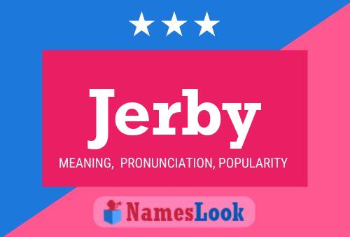 Jerby Name Poster