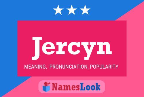 Jercyn Name Poster