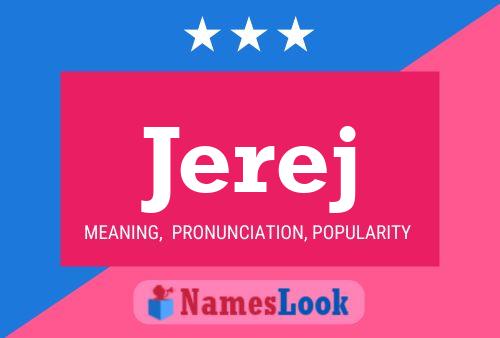 Jerej Name Poster