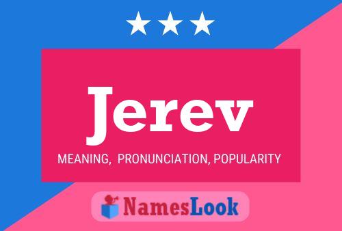 Jerev Name Poster