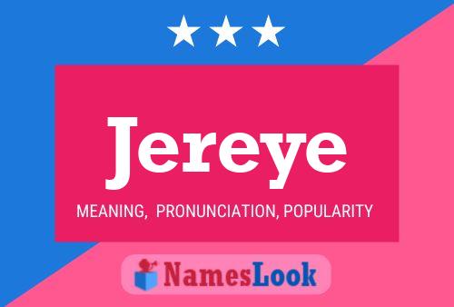 Jereye Name Poster