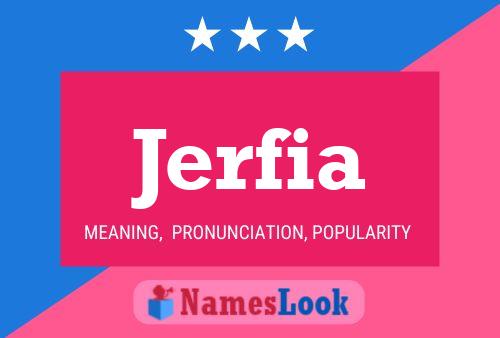 Jerfia Name Poster