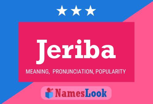 Jeriba Name Poster