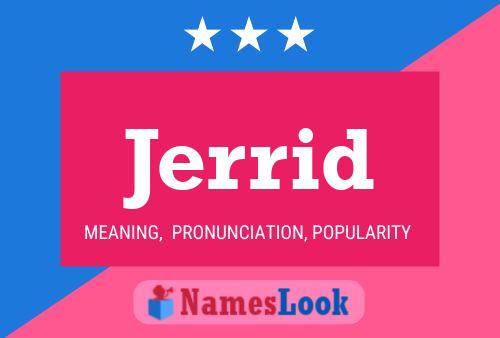 Jerrid Name Poster