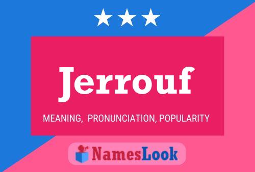 Jerrouf Name Poster