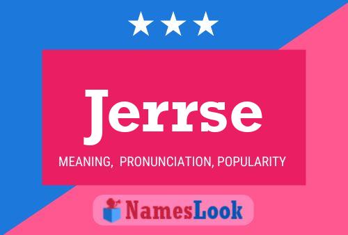 Jerrse Name Poster