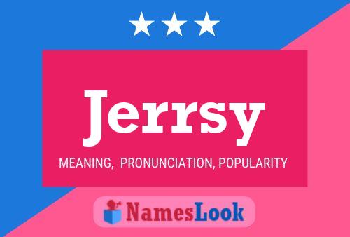 Jerrsy Name Poster