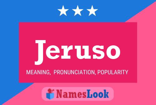 Jeruso Name Poster