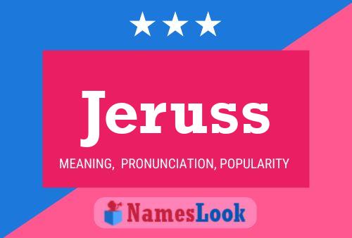 Jeruss Name Poster