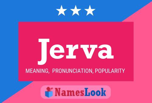 Jerva Name Poster