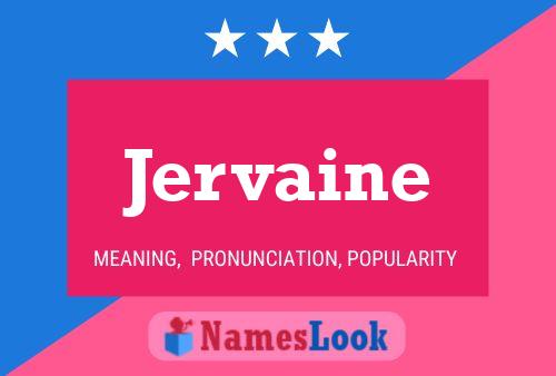 Jervaine Name Poster