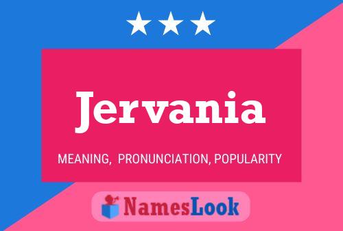 Jervania Name Poster