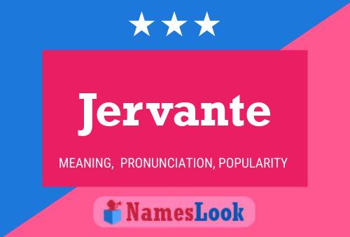 Jervante Name Poster