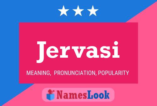 Jervasi Name Poster