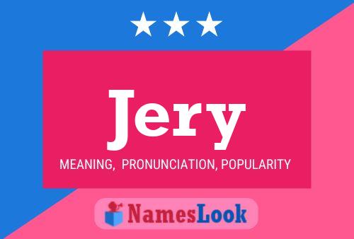 Jery Name Poster