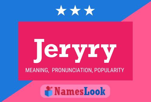 Jeryry Name Poster