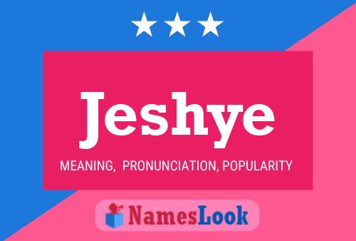 Jeshye Name Poster