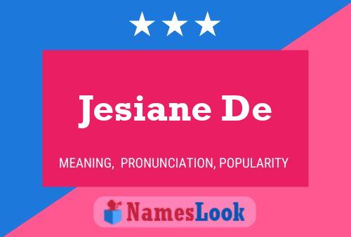 Jesiane De Name Poster