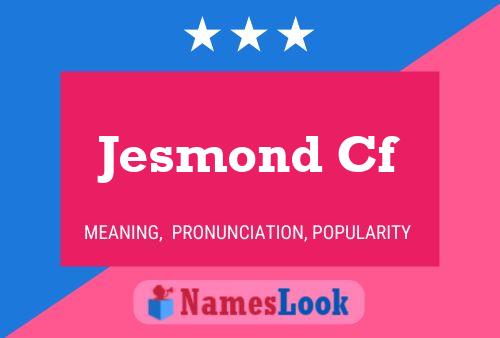 Jesmond Cf Name Poster