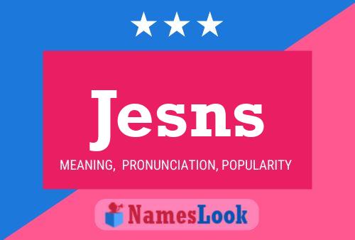 Jesns Name Poster