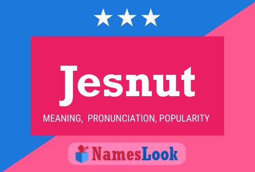 Jesnut Name Poster