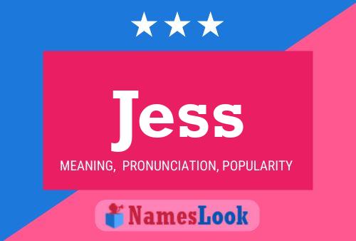 Jess Name Poster