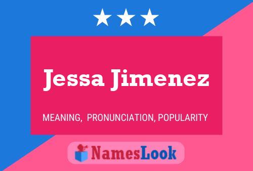 Jessa Jimenez Name Poster