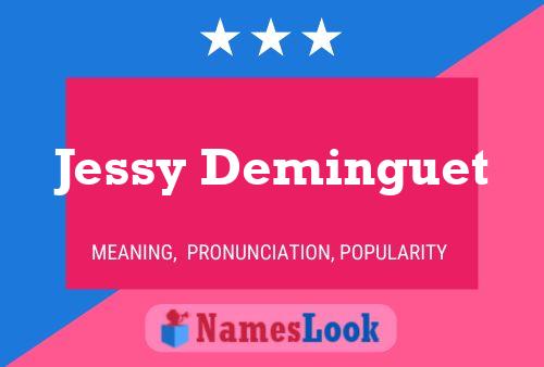 Jessy Deminguet Name Poster