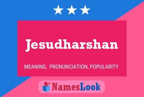 Jesudharshan Name Poster