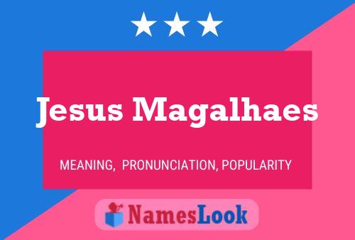 Jesus Magalhaes Name Poster