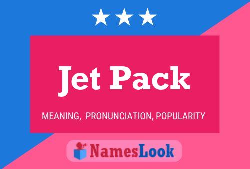 Jet Pack Name Poster