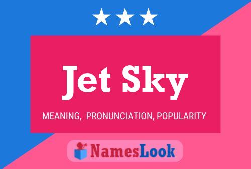 Jet Sky Name Poster