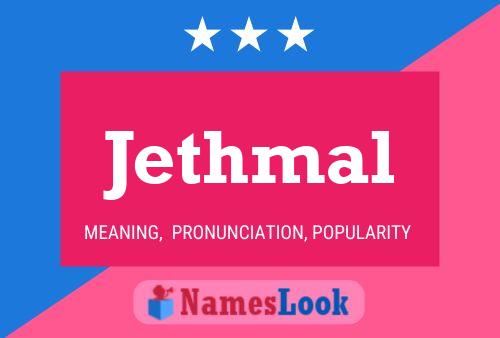 Jethmal Name Poster