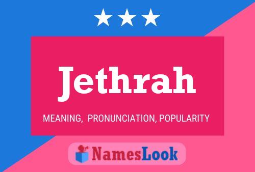 Jethrah Name Poster