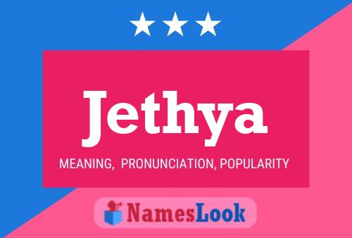 Jethya Name Poster