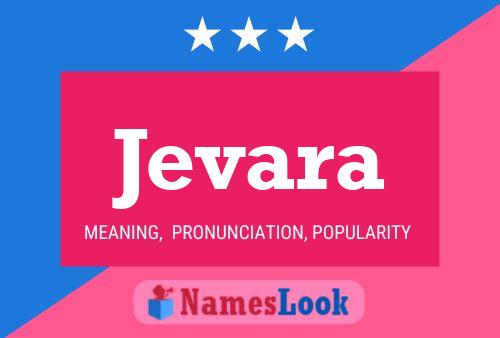 Jevara Name Poster