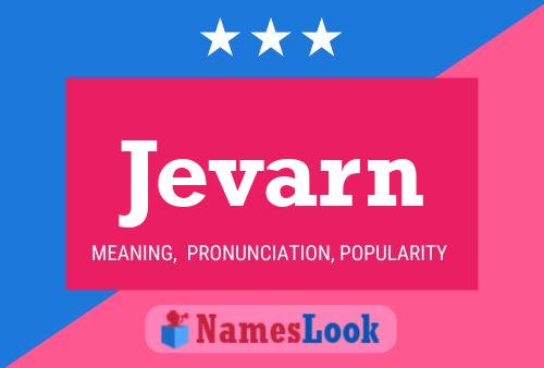 Jevarn Name Poster