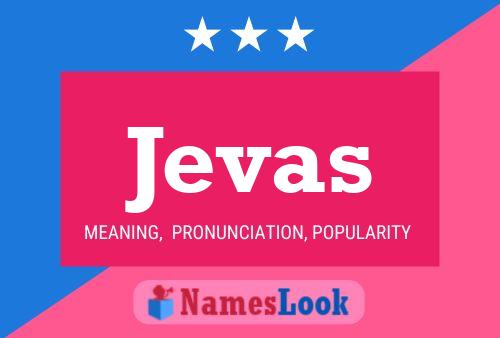 Jevas Name Poster