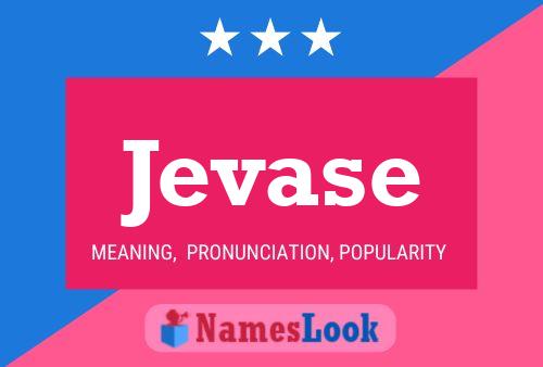 Jevase Name Poster