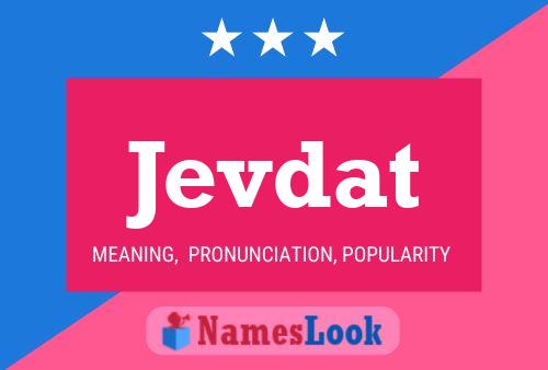 Jevdat Name Poster