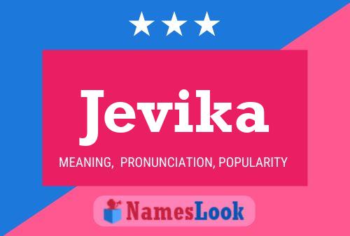 Jevika Name Poster