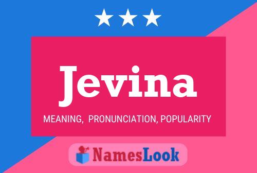 Jevina Name Poster