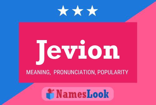 Jevion Name Poster