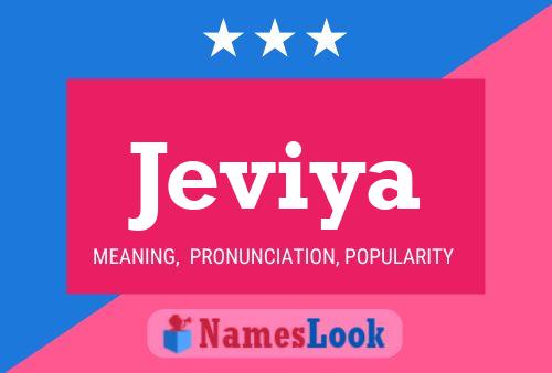 Jeviya Name Poster