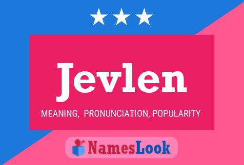 Jevlen Name Poster