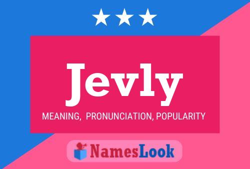 Jevly Name Poster