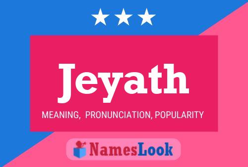 Jeyath Name Poster