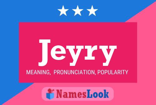 Jeyry Name Poster