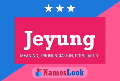 Jeyung Name Poster