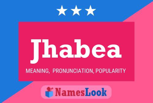 Jhabea Name Poster